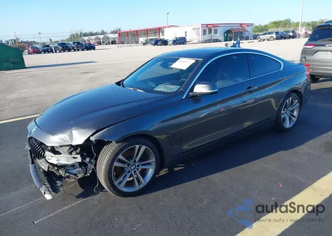 2017 BMW 430I from USA, damaged, VIN WBA4R7C58HK679942